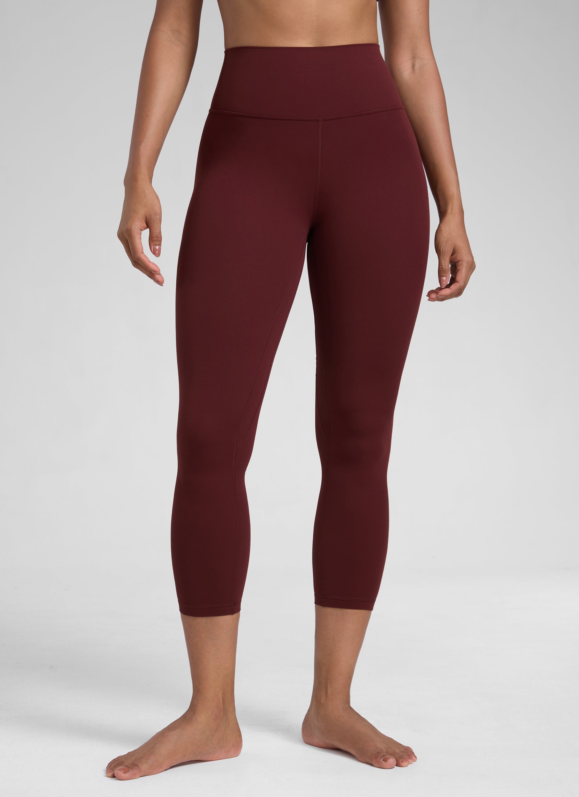 CRZ YOGA Legging Olahraga Capri Pinggang Tinggi untuk Wanita 23