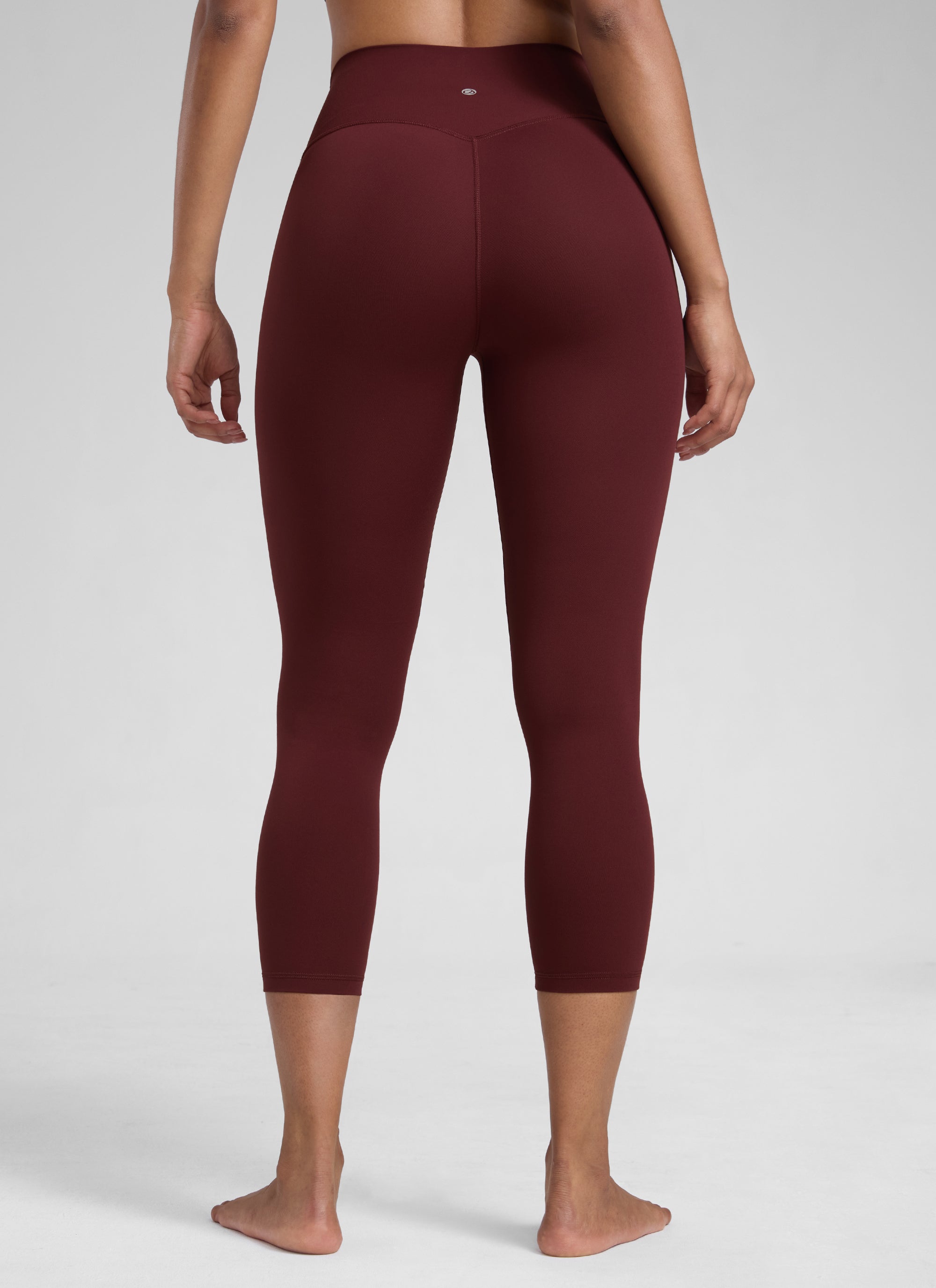 CRZ YOGA Legging Olahraga Capri Pinggang Tinggi untuk Wanita 23