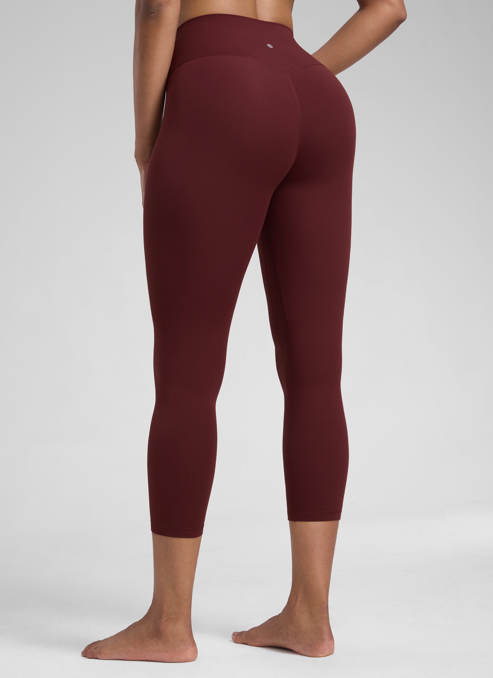 CRZ YOGA Legging Olahraga Capri Pinggang Tinggi untuk Wanita 23