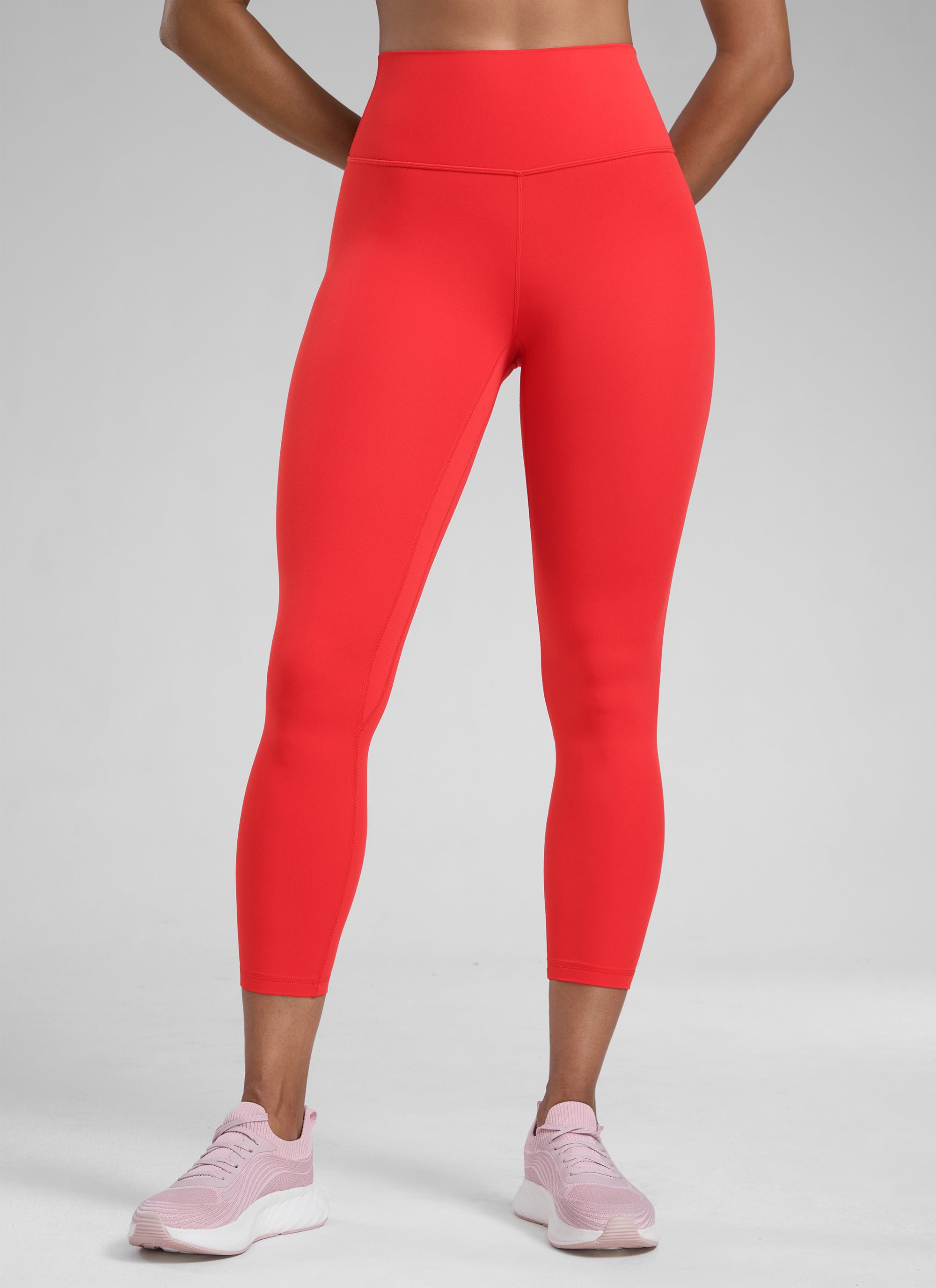 CRZ YOGA Legging Olahraga Capri Pinggang Tinggi untuk Wanita 23