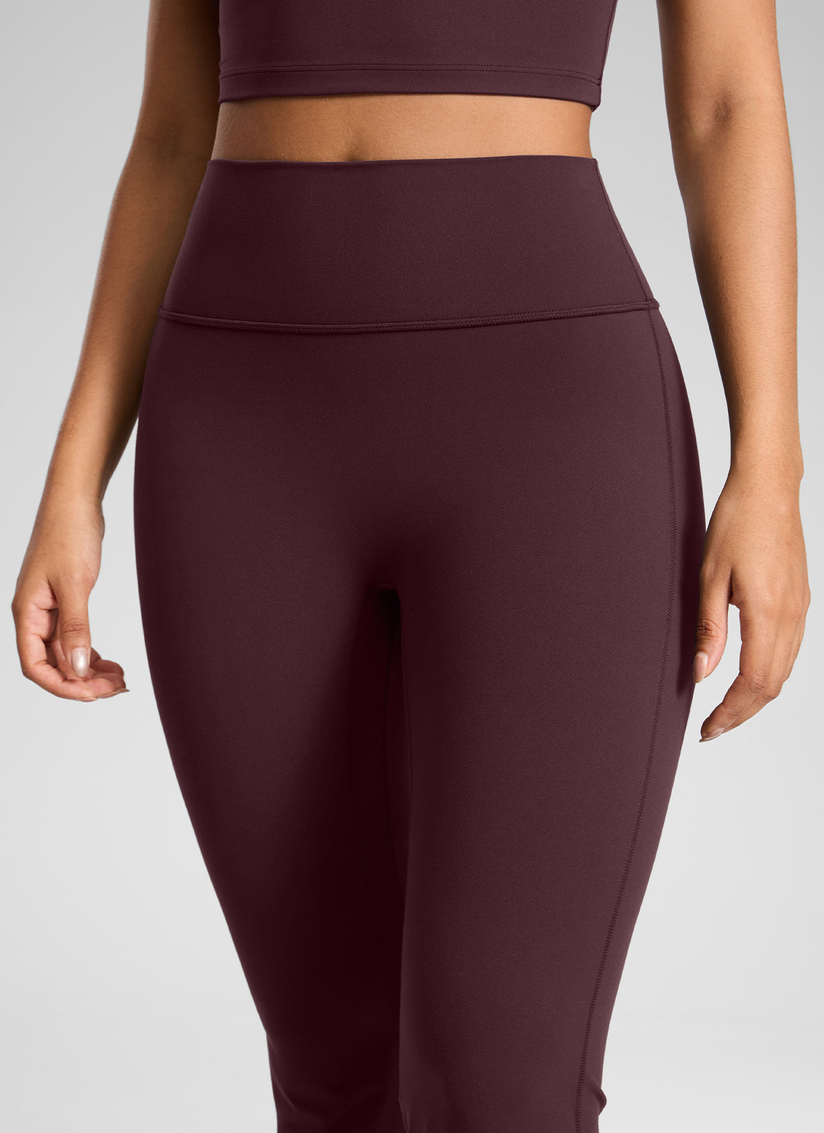 CRZ YOGA Legging Wanita dengan Desain " Butterlift " dan Bagian Belakang yang Dapat Dikerutkan serta Potongan Kaki Melebar 31