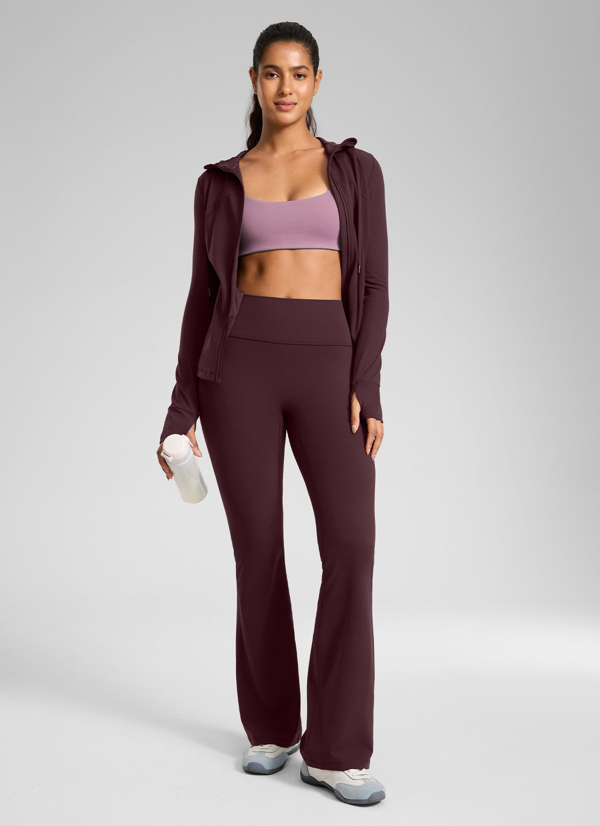 CRZ YOGA Legging Wanita dengan Desain " Butterlift " dan Bagian Belakang yang Dapat Dikerutkan serta Potongan Kaki Melebar 31