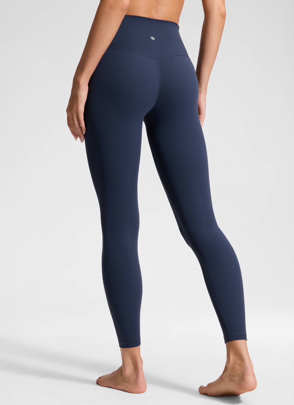 CRZ YOGA Legging Yoga Wanita " Butterluxe " dengan Pinggang Tinggi dan Tanpa Jahitan Depan, Panjang 25 inci, Warna Club Blue