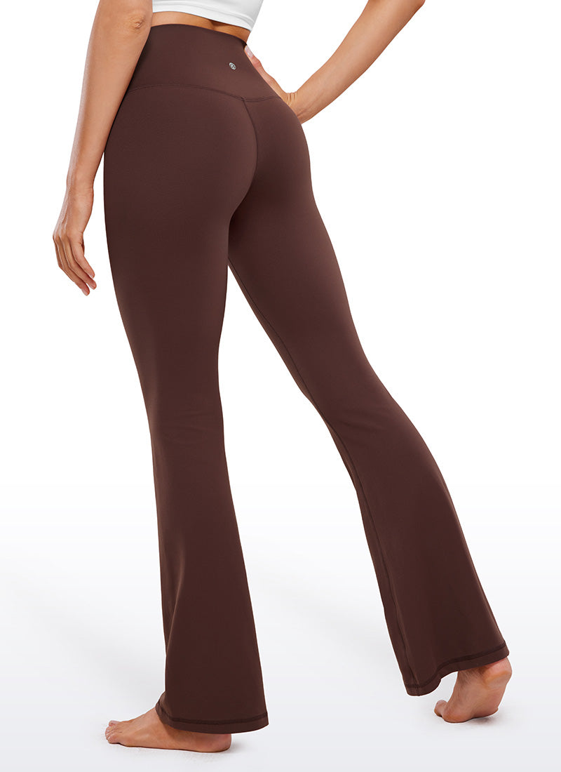 CRZ YOGA Women Butterluxe V Crossover High Waist Flare Leggings 31