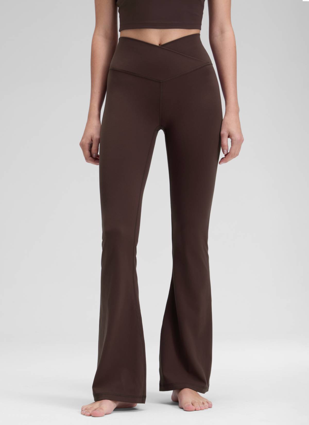 CRZ YOGA Legging Wanita dengan Motif " Butterluxe " V-Crossover, Pinggang Tinggi, dan Potongan Melebar 31