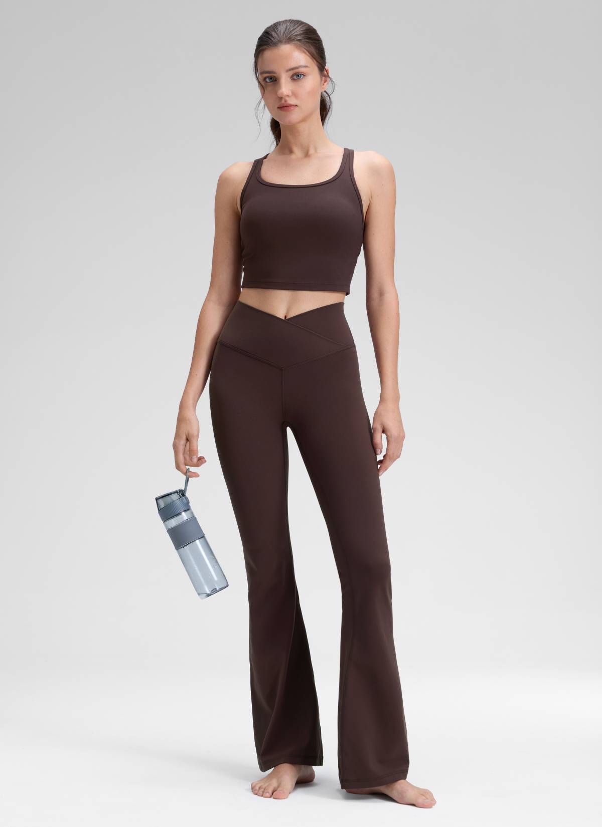 CRZ YOGA Legging Wanita dengan Motif " Butterluxe " V-Crossover, Pinggang Tinggi, dan Potongan Melebar 31