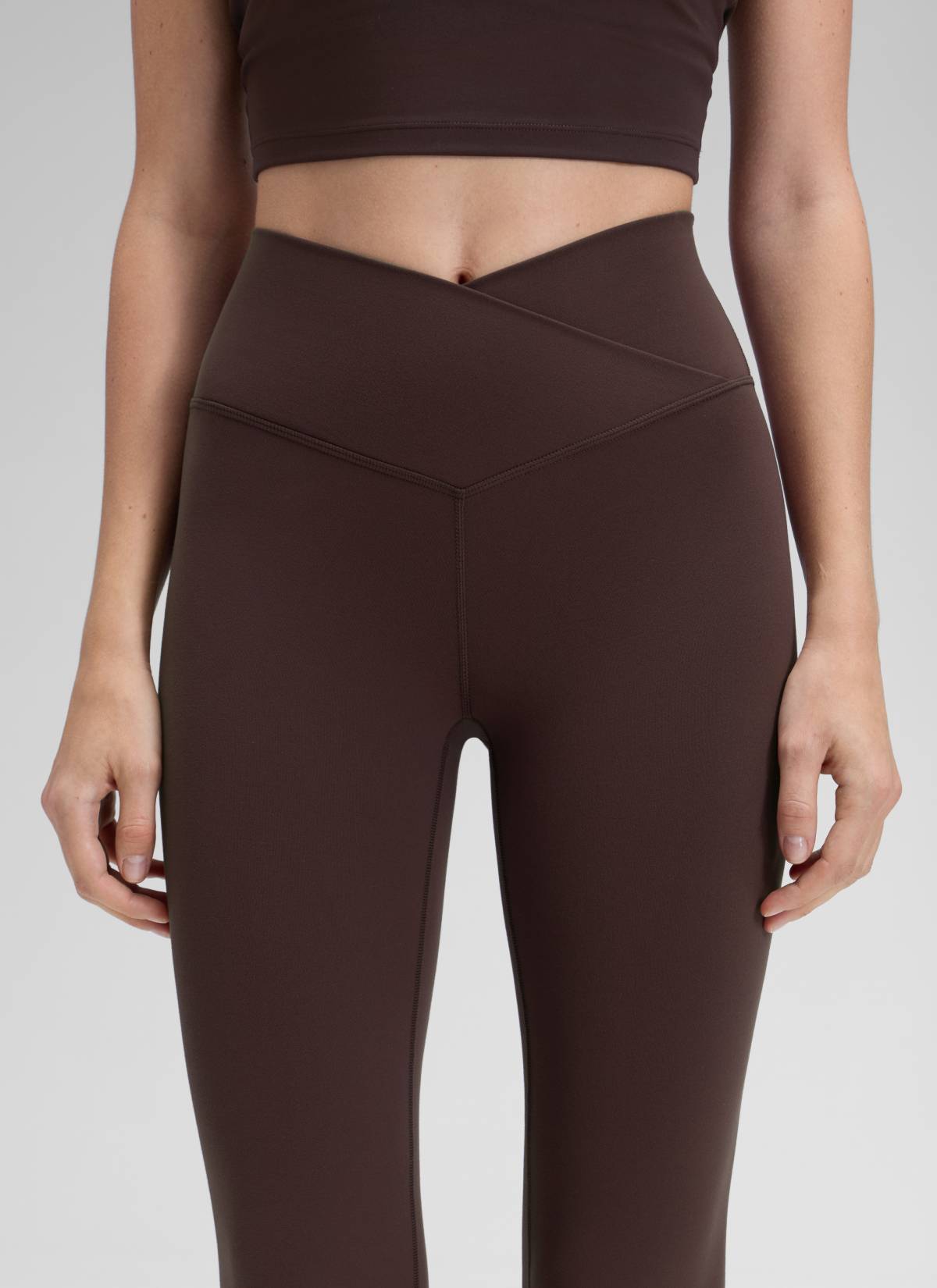 CRZ YOGA Legging Wanita dengan Motif " Butterluxe " V-Crossover, Pinggang Tinggi, dan Potongan Melebar 31