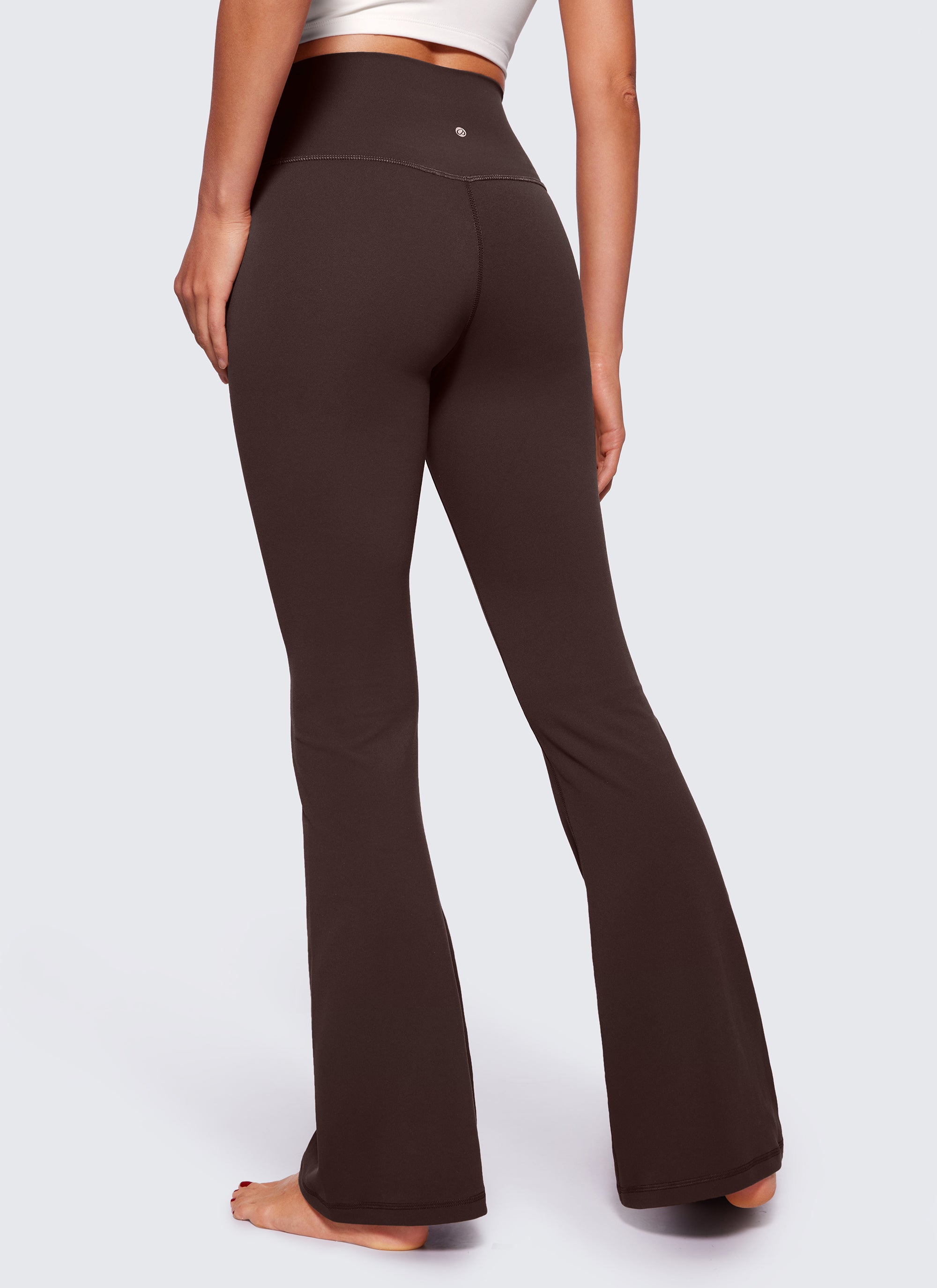 CRZ YOGA Legging Wanita dengan Motif " Butterluxe " V-Crossover, Pinggang Tinggi, dan Potongan Melebar Ukuran 29