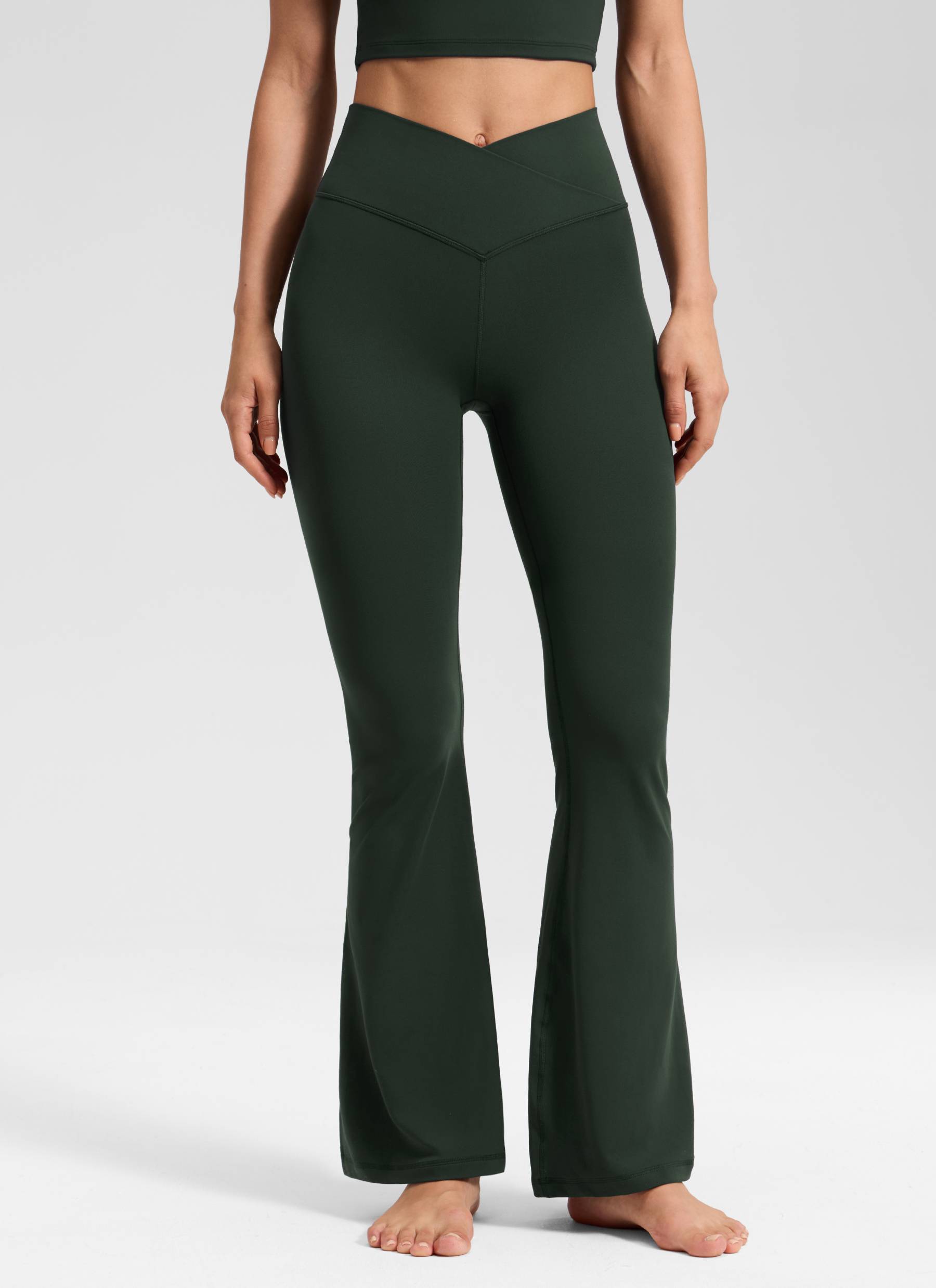 CRZ YOGA Legging Wanita dengan Motif " Butterluxe " V-Crossover, Pinggang Tinggi, dan Potongan Melebar 31