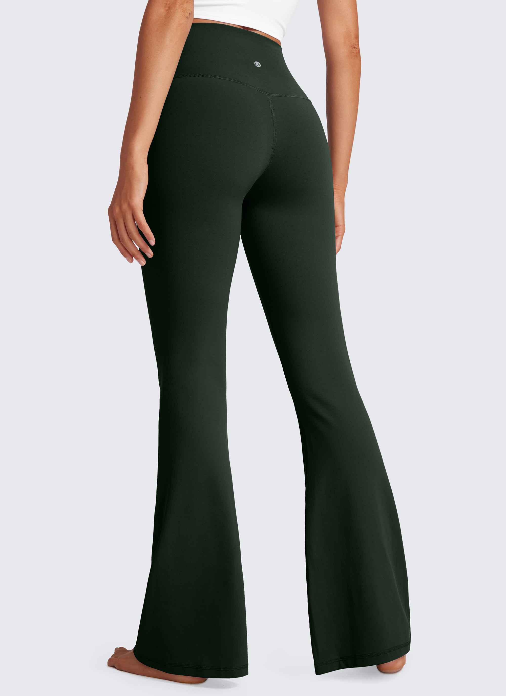 CRZ YOGA Legging Wanita dengan Motif " Butterluxe " V-Crossover, Pinggang Tinggi, dan Potongan Melebar Ukuran 29
