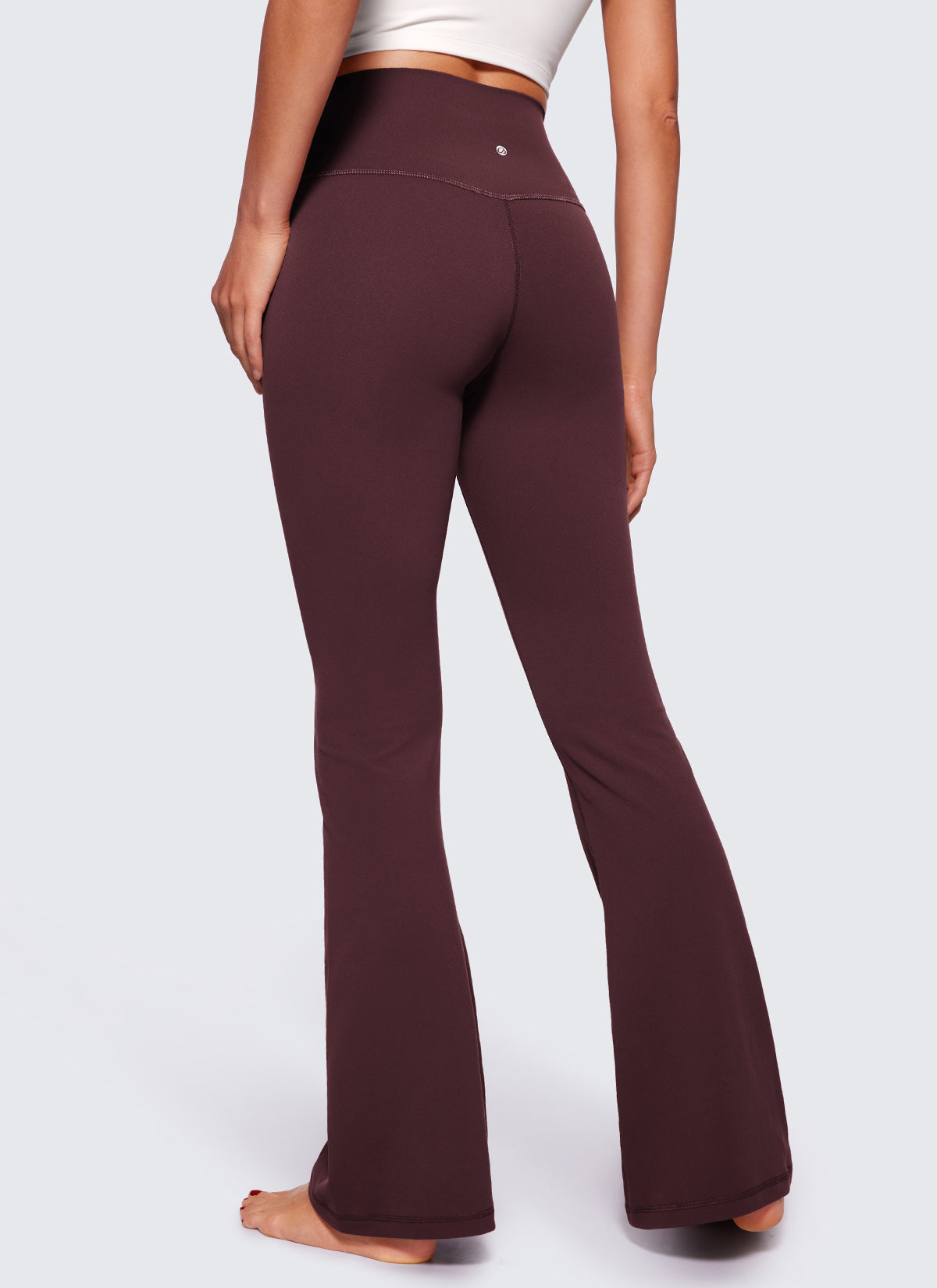 CRZ YOGA Legging Wanita dengan Motif " Butterluxe " V-Crossover, Pinggang Tinggi, dan Potongan Melebar Ukuran 29