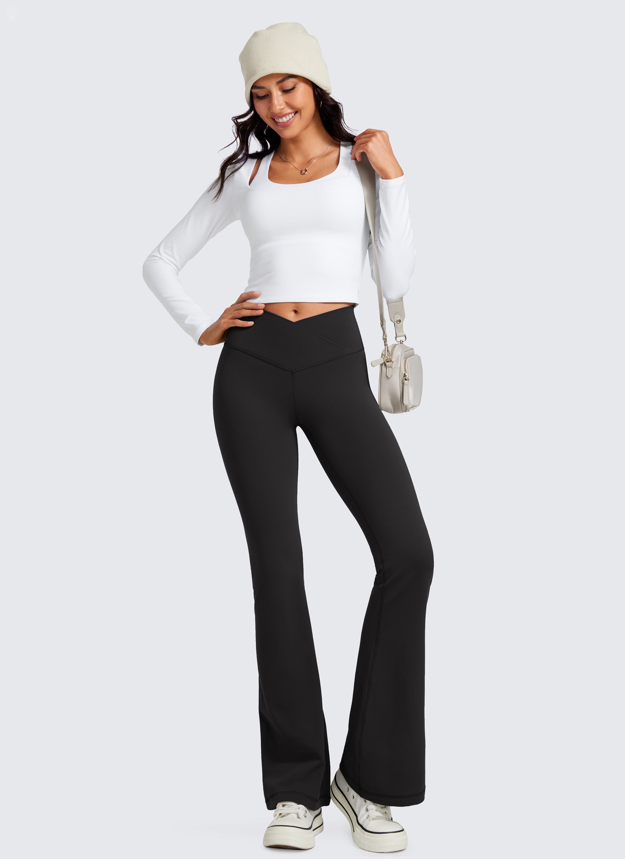 Butterluxe Legging Crossover Berpotongan Lebar 33''