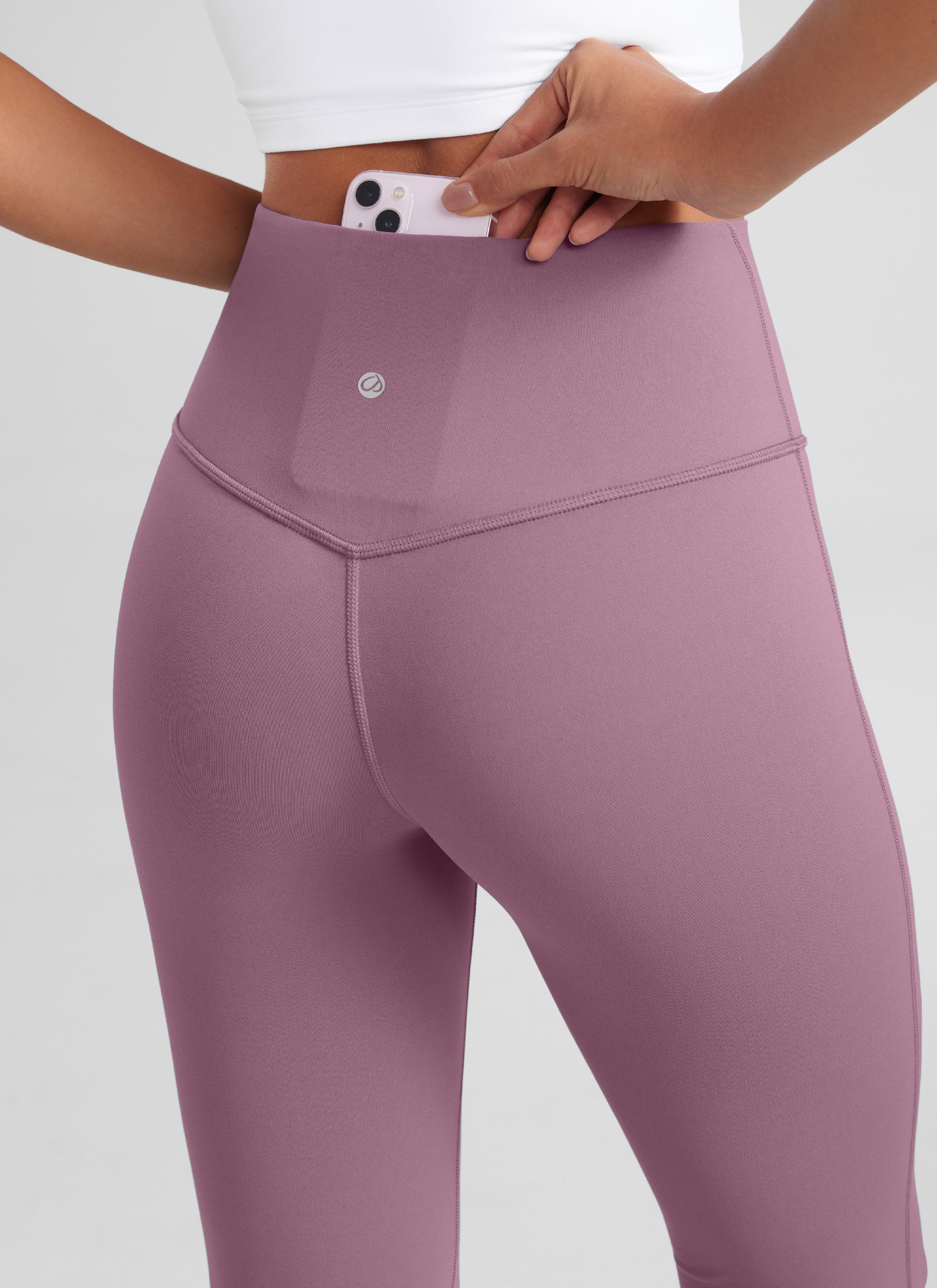CRZ YOGA Legging Yoga Wanita Pinggang Tinggi dengan Motif " Butterluxe " dan Potongan Melebar serta Saku, Ukuran 29