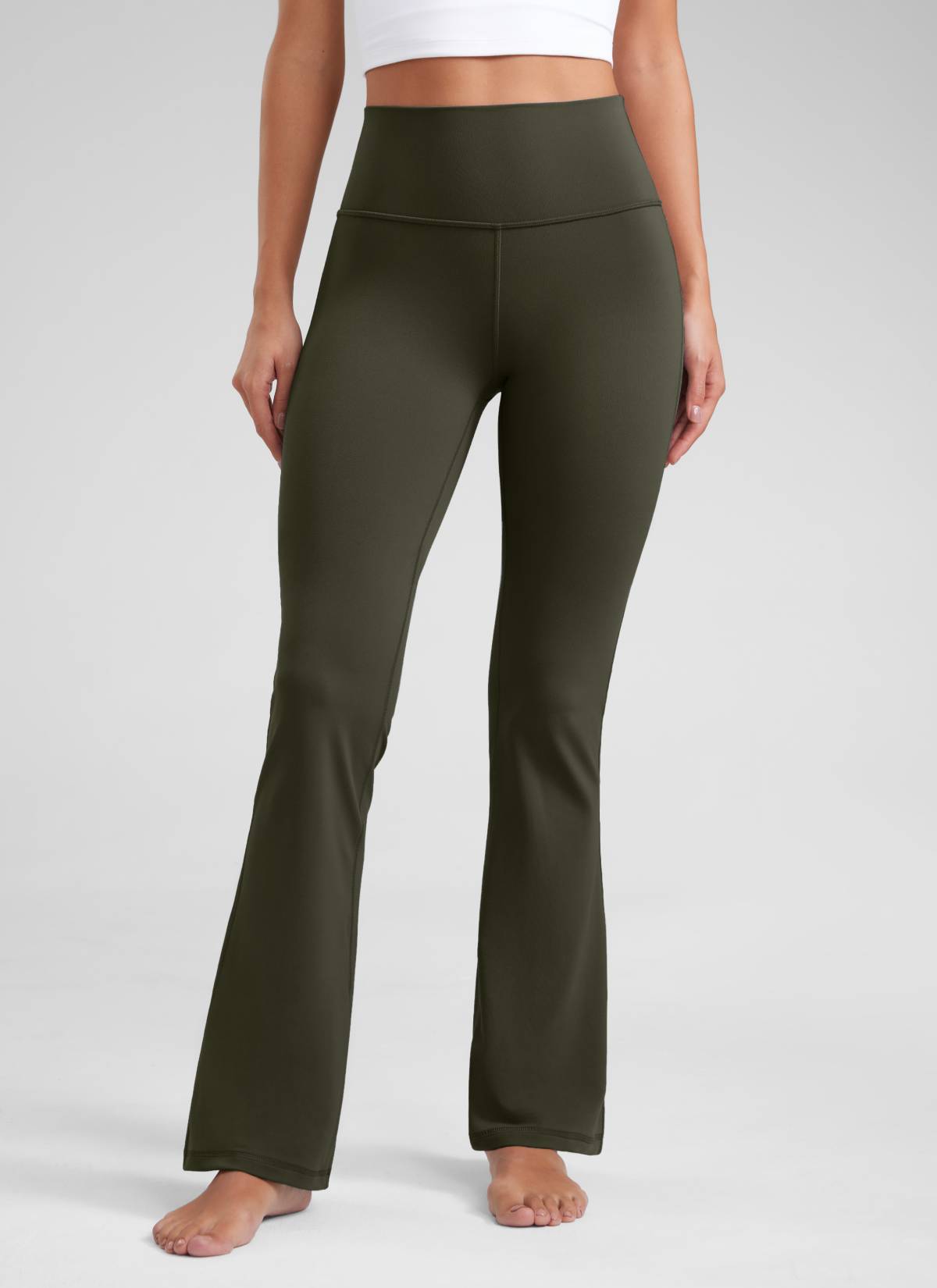 Legging Bootcut Flare Pinggang Tinggi Butterluxe Wanita CRZ YOGA 81 cm