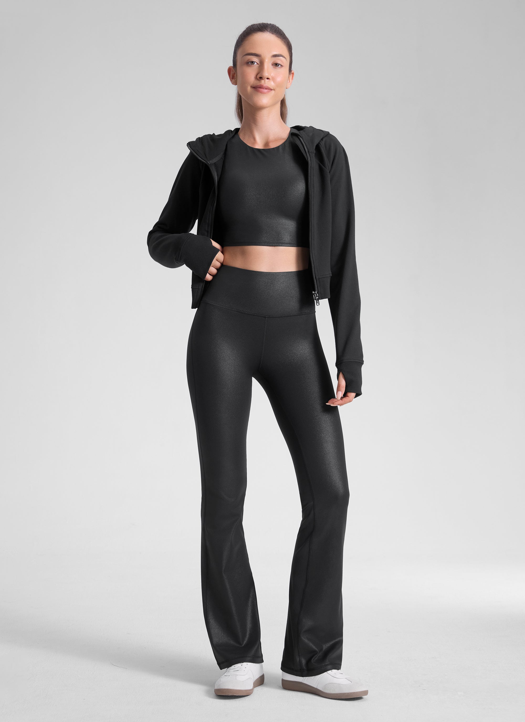 Legging Bootcut Flare Pinggang Tinggi Butterluxe Wanita CRZ YOGA 81 cm