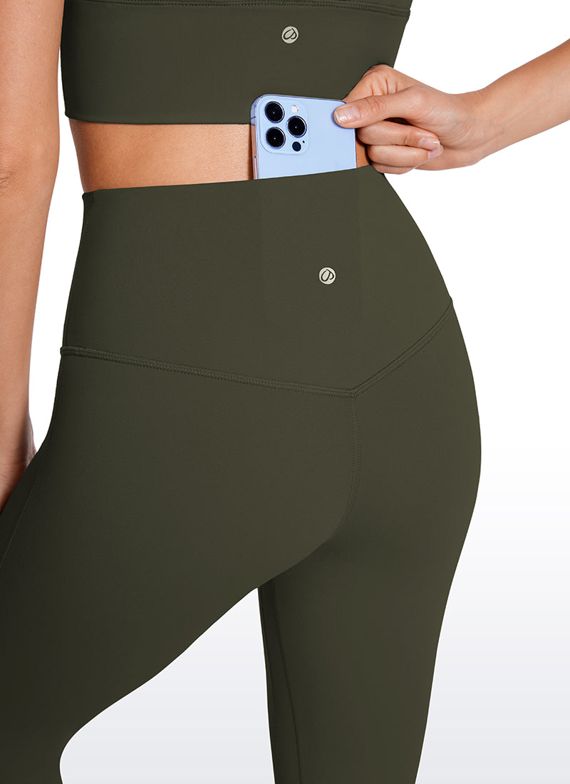 Legging Mini Suar Saku Pinggang Tinggi Butterluxe Wanita CRZ YOGA 81 cm