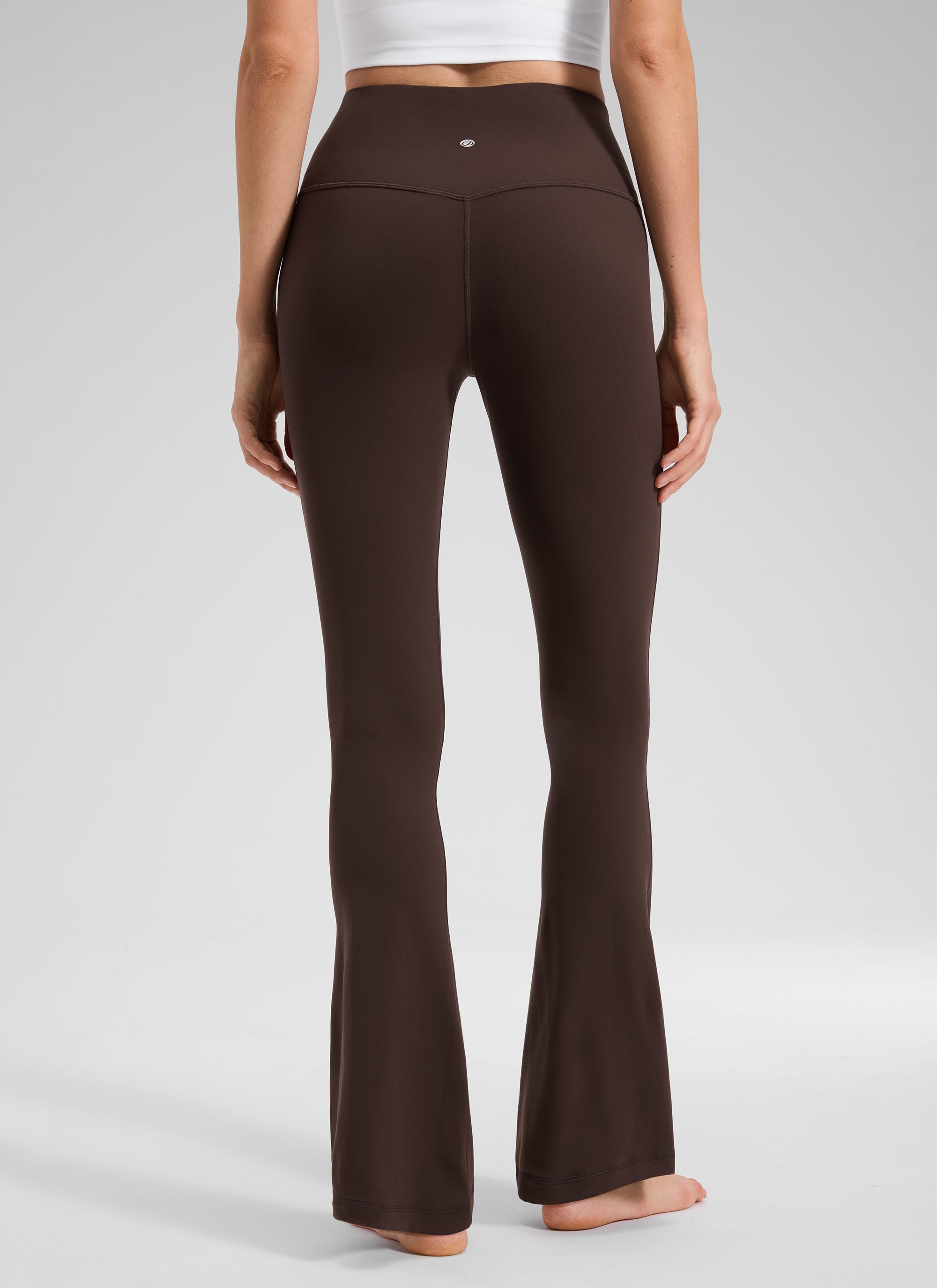 CRZ YOGA Wanita Butterluxe  Legging Mini Berpinggang Tinggi dengan Saku dan Potongan Kaki Melebar 30