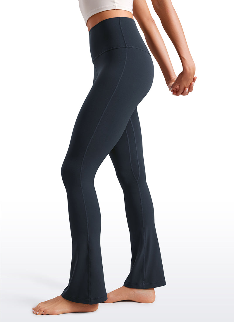 CRZ YOGA Wanita Butterluxe  Legging Mini Berpinggang Tinggi dengan Saku dan Potongan Kaki Melebar 30