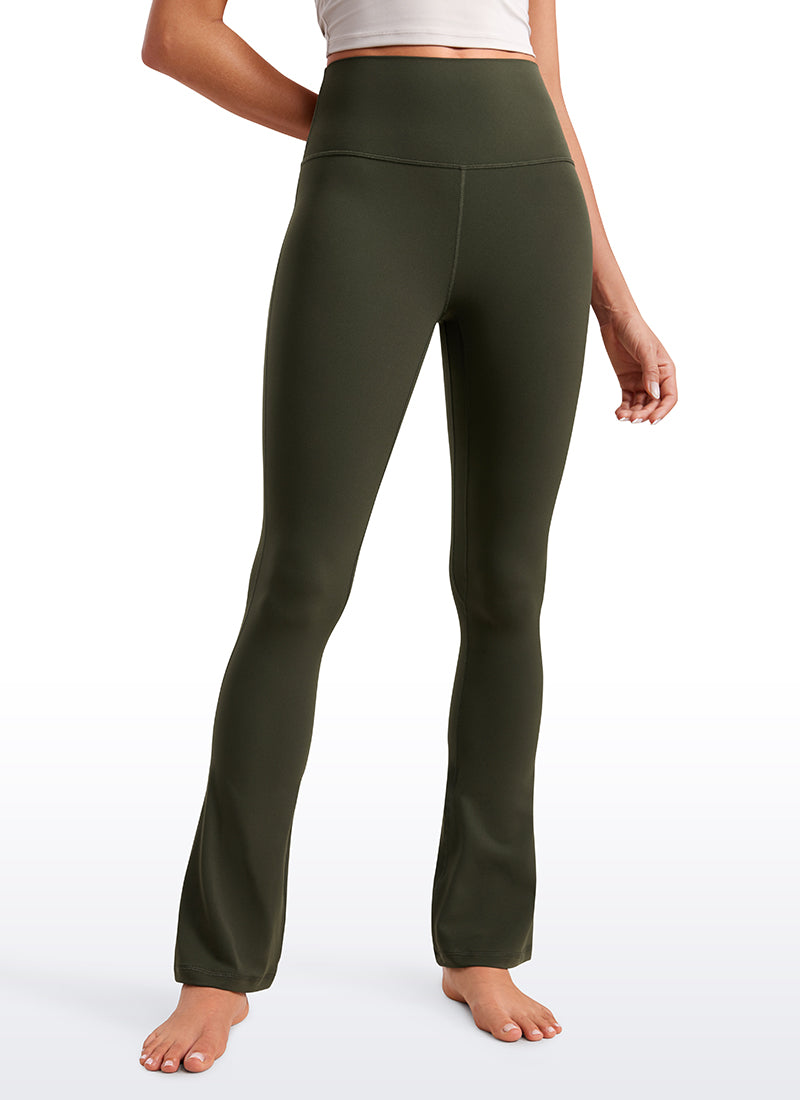 CRZ YOGA Wanita Butterluxe  Legging Mini Berpinggang Tinggi dengan Saku dan Potongan Kaki Melebar 30
