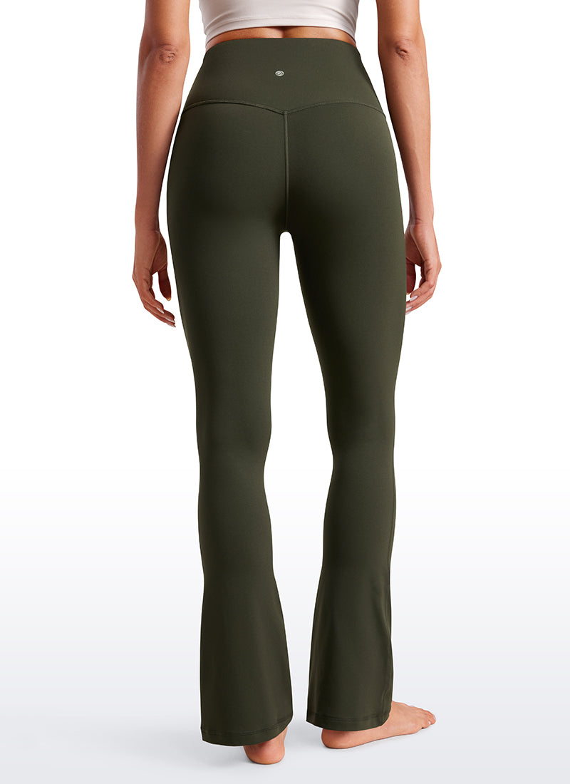 CRZ YOGA Wanita Butterluxe  Legging Mini Berpinggang Tinggi dengan Saku dan Potongan Kaki Melebar 30