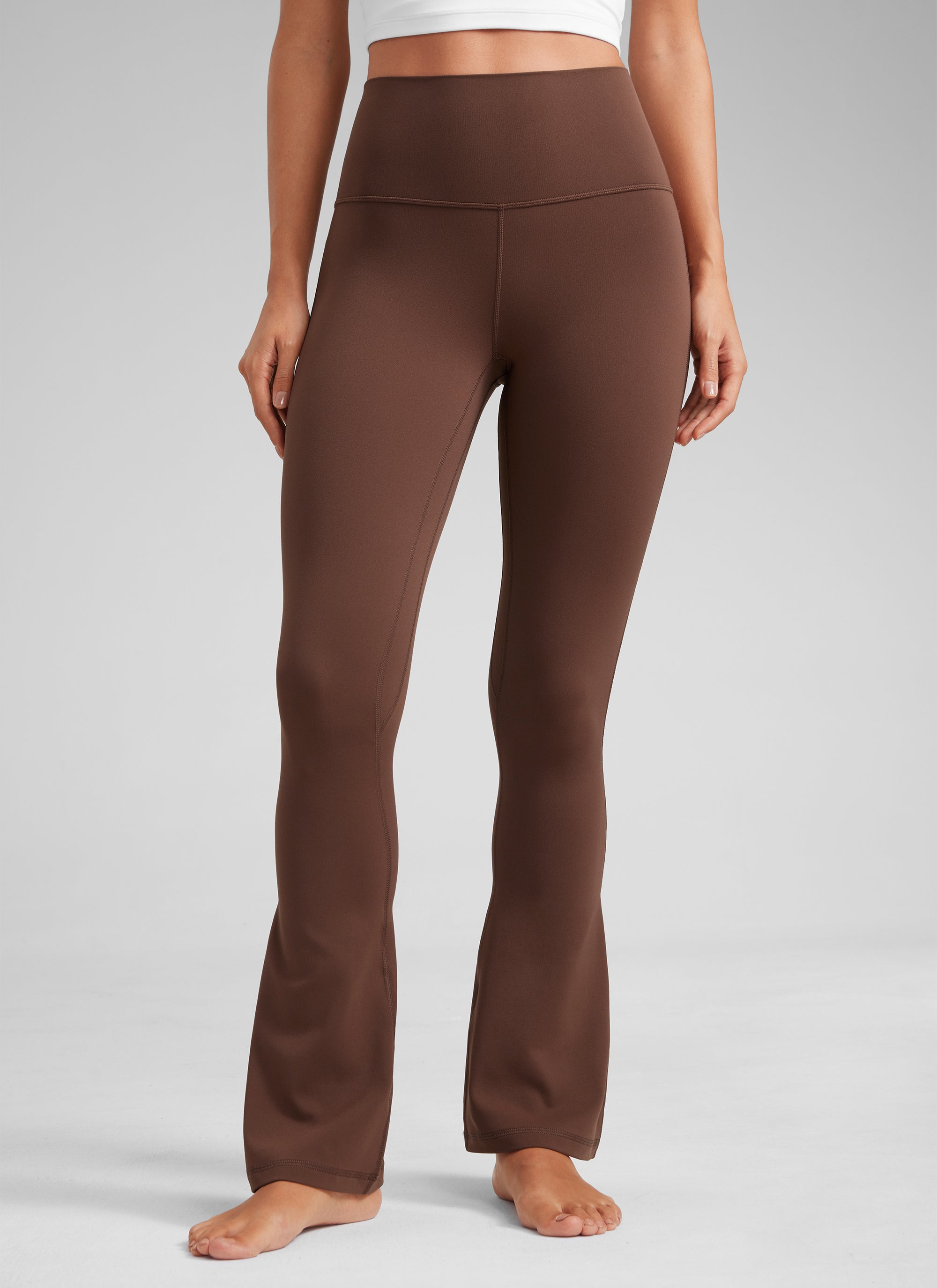 CRZ YOGA Wanita Butterluxe  Legging Mini Berpinggang Tinggi dengan Saku dan Potongan Kaki Melebar 30