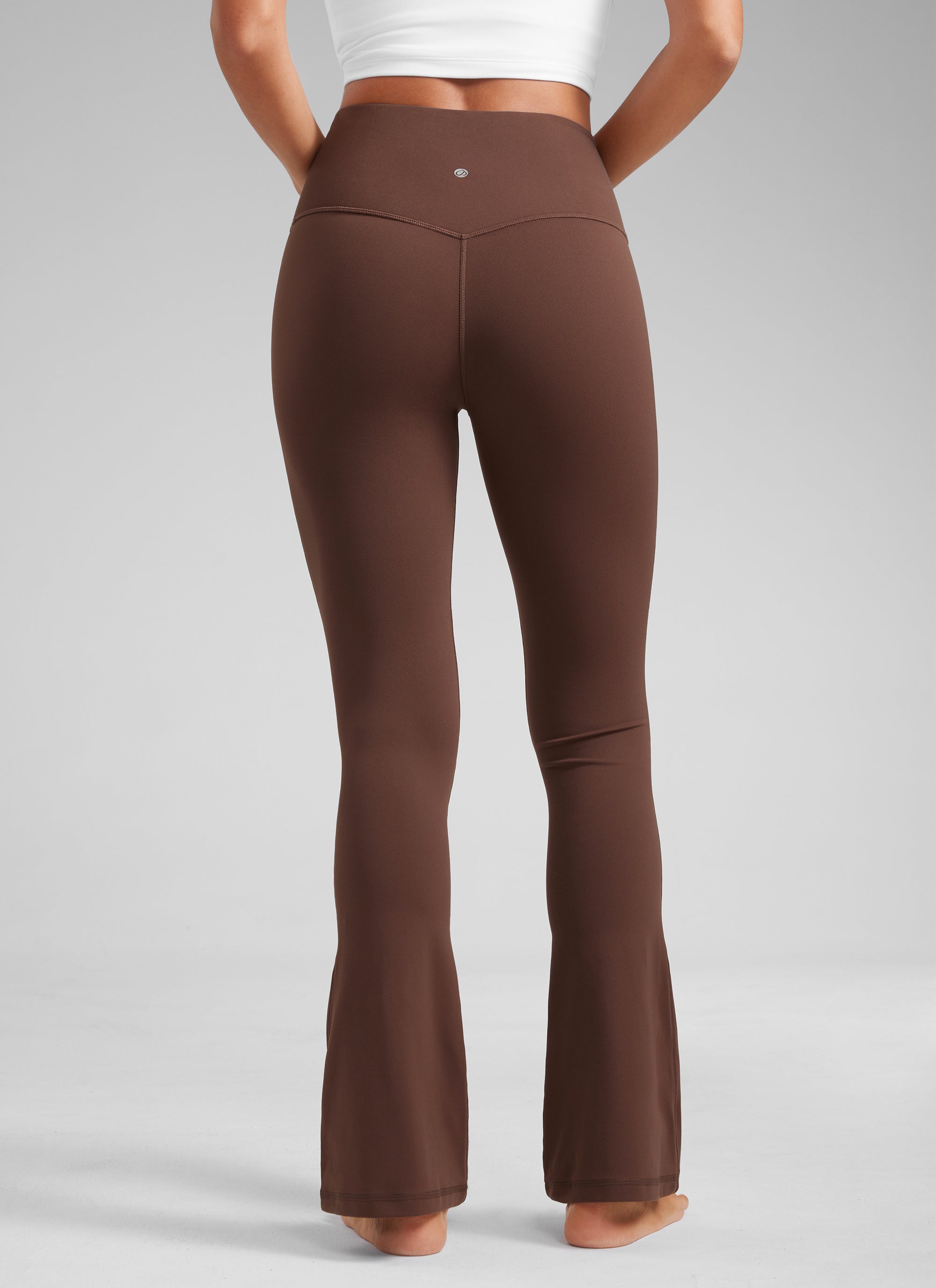 CRZ YOGA Wanita Butterluxe  Legging Mini Berpinggang Tinggi dengan Saku dan Potongan Kaki Melebar 30