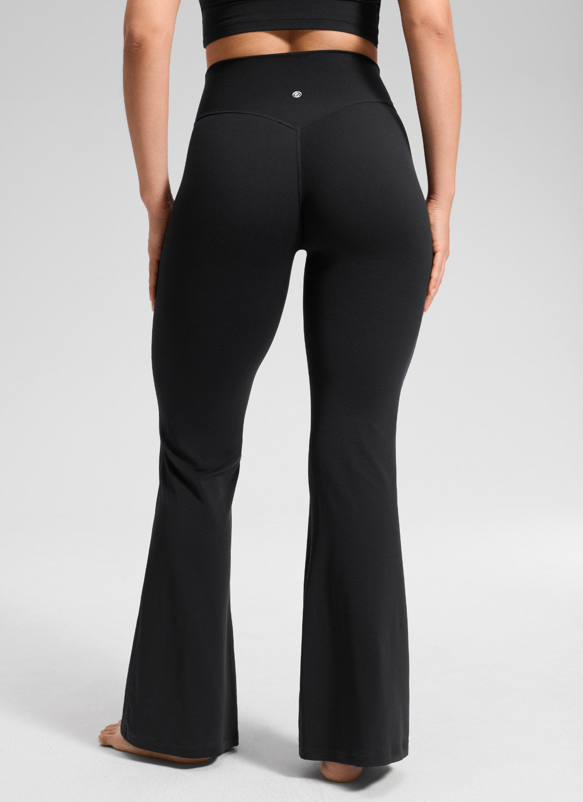 CRZ YOGA Legging Wanita Softretch Pinggang Tinggi Tanpa Jahitan Depan dengan Potongan Melebar Ukuran 29
