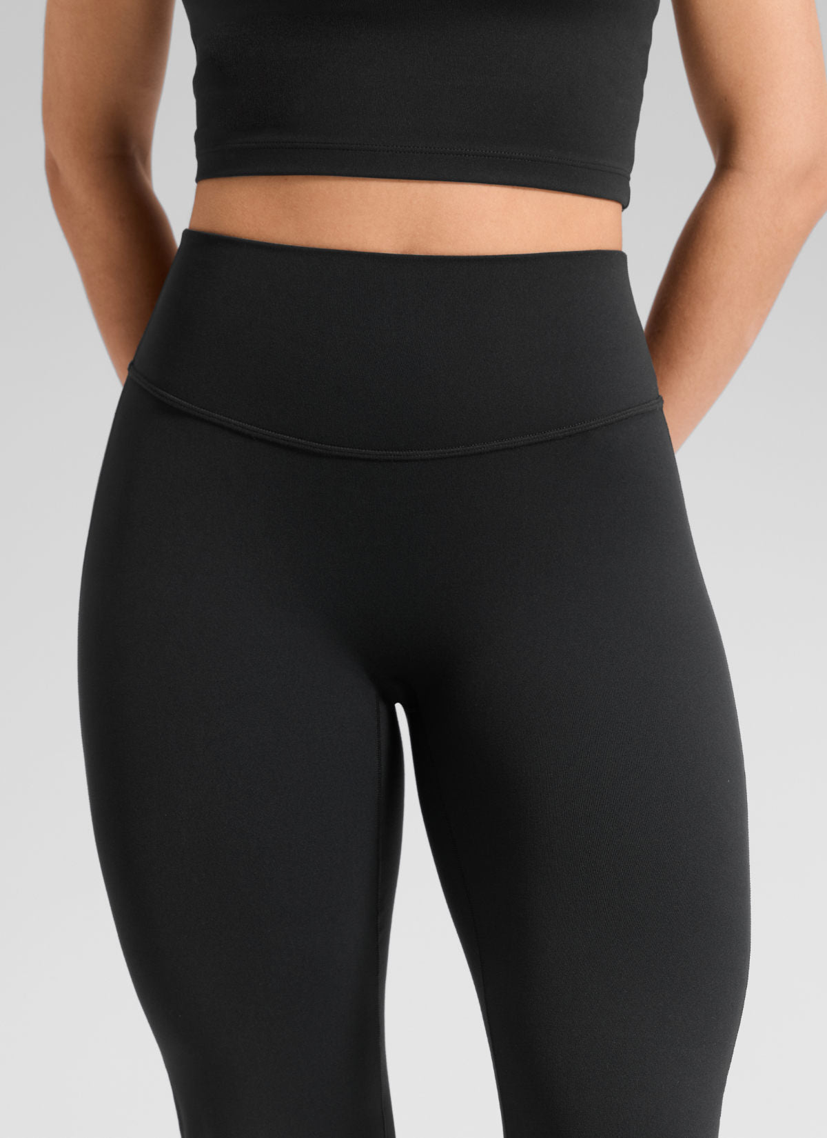 CRZ YOGA Legging Wanita Softretch Pinggang Tinggi Tanpa Jahitan Depan dengan Potongan Melebar Ukuran 29