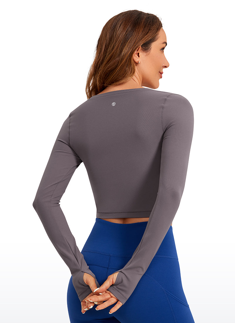 CRZ YOGA Legging yoga lengan panjang Butterluxe untuk wanita Tornado